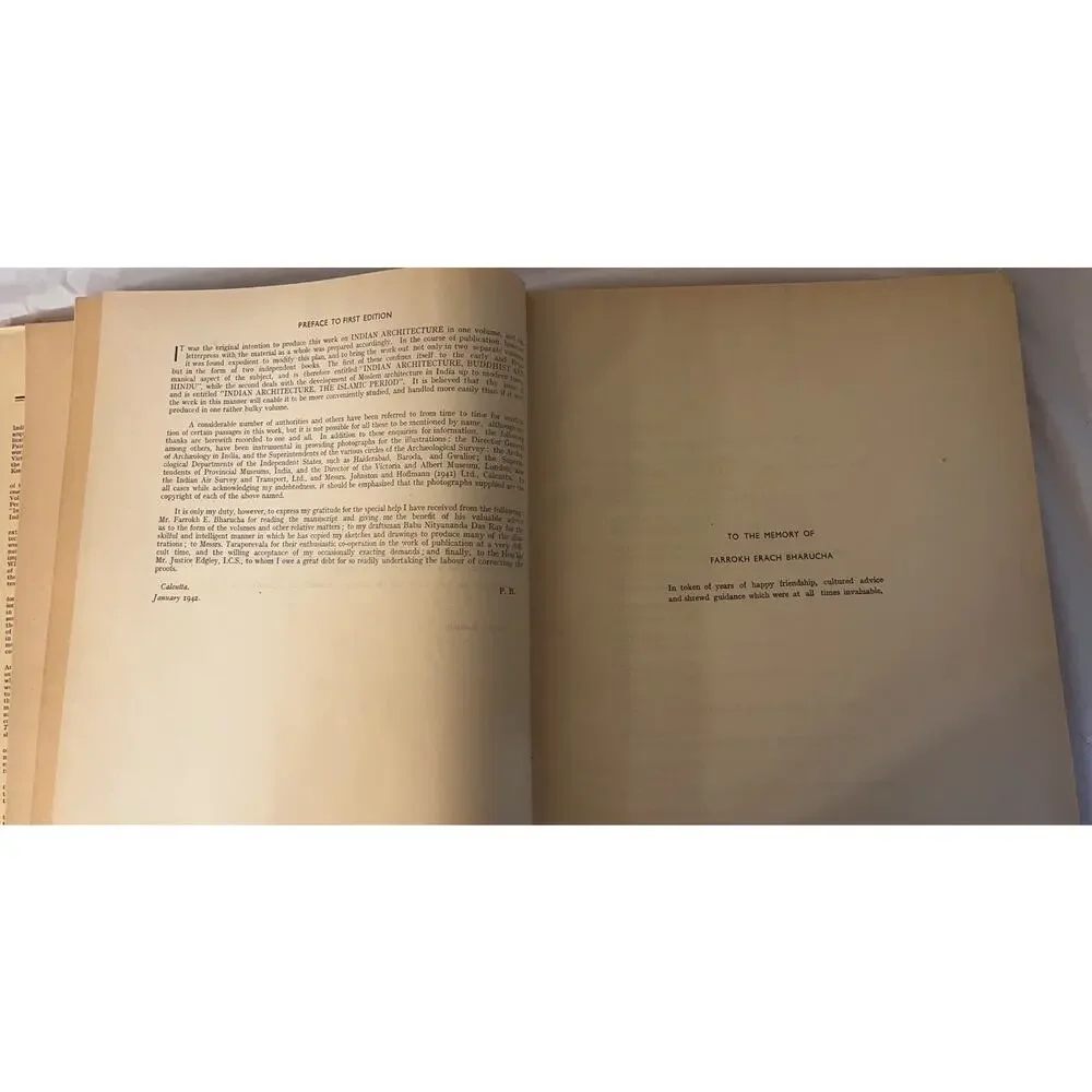 Indian Architecture Islamic Period Percy Brown 1942 Taraporevala 2nd Ed HC DJ
